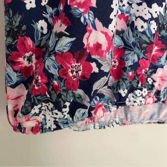 ZAVANNA Floral Women's Top Blue Red Pink White Spring Summer, Large - Picture 6 of 15